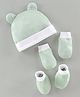 My Milestones Accessories Gift Set 3 Pcs (Cap Mittens & Booties) - Green