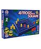 Ratnas 4 Frogs In A Square Board Game Multicolor - 32 Pieces 