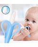 Mastela Silicone Banana Shaped Teething Toothbrush - Blue