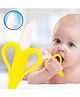 Mastela Silicone Banana Shaped Teething Toothbrush - Yellow