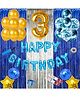 Shopperskart 3rd Happy Birthday Kit Blue - Pack of 76