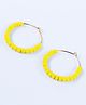Aabacus One Color Beads Earrings - Yellow