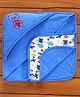 Wonderchild Two Ply Bear Print Design Blanket - Blue