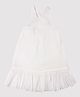 Nino Bambino 100% Organic Cotton Sleeveless Flared Dress - White