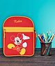 Disney By Kuber Mart Industries Mickey & Minnie School Bag Red - 13 Inches
