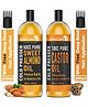 WishCare 100% Pure Cold Pressed Castor Oil & Sweet Almond Oil - 200 ml Each