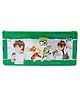 Sticker Bazar Sparkle Pencil Pouch Green Ben 10 Print - Green