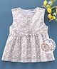 Wonderchild Sleeveless Frock  -Peach ( 6-9M )