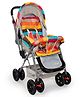 LuvLap Sunshine Baby Stroller/Pram for 03 Years, Adjustable Backrest, 360° Swivel Wheels, Storage Basket, Reversible Handle, 5-Point Harness  Stripes