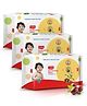 LuvLap Baby Wipes with Jojoba Oil, Paraben-Free, Moisturising & Gentle on Baby's Skin, 72/Pack, Pack of 3  White