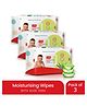 LuvLap Moisturising Wipes with Aloe Vera Lid, Paraben-Free, Soft & Thick Baby Wipes, 72/Pack, Pack of 3  Green