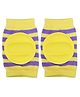 The Little Lookers Striped Baby Knee Pads - Yellow