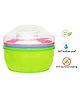 The Little Lookers Portable Powder Puff with Box Holder Container - Green