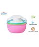 The Little Lookers Portable Powder Puff with Box Holder Container - Pink