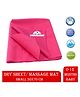 THE LITTLE LOOKERS Quicky Dry Sheets Massage Mats Water Proof Bed Protector Crib Sheets Reusable 50x70cm (Small - Dark Pink)