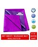 THE LITTLE LOOKERS Quicky Dry Sheets Massage Mats Water Proof Bed Protector Crib Sheets Reusable 50x70cm (Small - Purple)