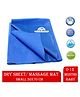THE LITTLE LOOKERS Quicky Dry Sheets Massage Mats Water Proof Bed Protector Crib Sheets Reusable 50x70cm (Small - Navy Blue)