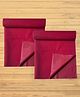 THE LITTLE LOOKERS  Dry Sheets Water Proof Bed Protector  Waterproof Sheets Small - Maroon