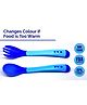 The Little Lookers Temperature Sensing Spoon & Fork Set - Blue