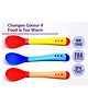 The Little Lookers Temperature Sensing Spoon Pack of 3 - Red Blue Yelllow
