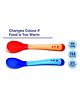 The Little Lookers Temperature Sensing Spoon Pack of 2 - Blue Red