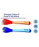 The Little Lookers Temperature Sensing Fork Pack of 2 - Red Blue