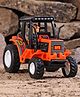 Shinsei Pull Back Tractor Toy - Orange