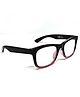 VEA Kids Light Protection Zero Power Glasses VAB1008 - Black and Pink