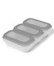 Skip Hop Containers Pack Of 3 Grey - 118 ml Each