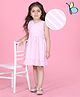 Hola Bonita Sleeveless Stripe Frock - Pink White