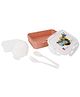 Cello Homeware Lunch Box - Peach And White
