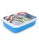 Jewel Square Lunch Box USA Print - Blue