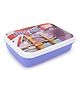 Jewel Square Lunch Box England Print - Purple