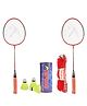 Hipkoo Badminton Set Pack Of 2 - Multicolor