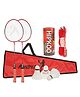 Hipkoo Badminton Racket with 3 Shuttlecocks - Red Black