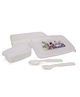 Jewel Printed Tiffin Box - White