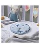 The White Willow Memory Foam Baby Head Shaping Pillow - Blue