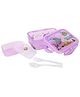 Jewel Printed Transparent Lunch Box - Purple