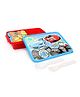Jewel Printed Square Lunch Box - Red