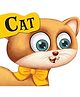 Board Book Cat Cutout Board Book - English