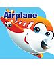 Board Book Airplane Cutout Board Book - English