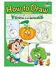 How to Draw Vegetables Step by Step Drawing Book - English