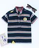 Little Kangarooss Half Sleeves Tee Stripes - Blue