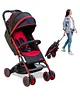 Fisher Price by Tiffany Fly Light Stroller Cum Pram - Red