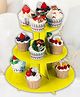 Party Anthem Cup Cake Stand - Yellow