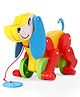 United Agencies Gear Pull Along Dog Toy - Multicolor