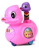 United Agencies Push & Go Duck Toy - Purple