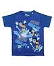 Disney By Crossroads Half Sleeves Skater Mickey Mouse Printed Tee - Royal Blue