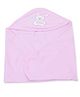 Simply Hooded Wrapper Rabbit Design - Purple