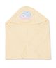 Simply Hooded Wrapper Animal Design - Light Yellow